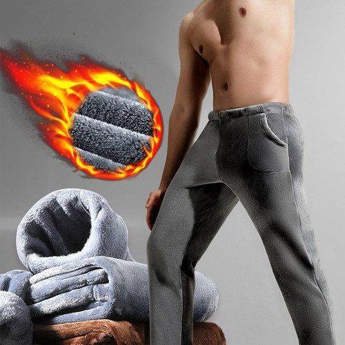 Thermal pants for men fleece - men's,