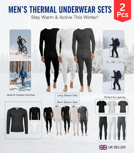 Mens thermal underwear pack - underwear,