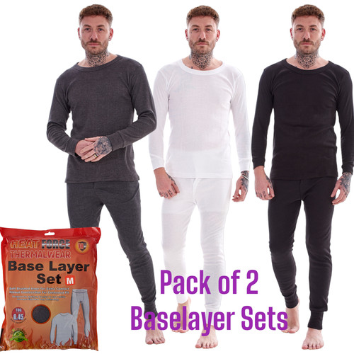 Mens heatforce twin pack - twin,