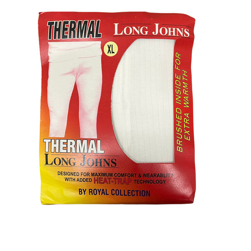 Mens white brushed heat trap - mens,