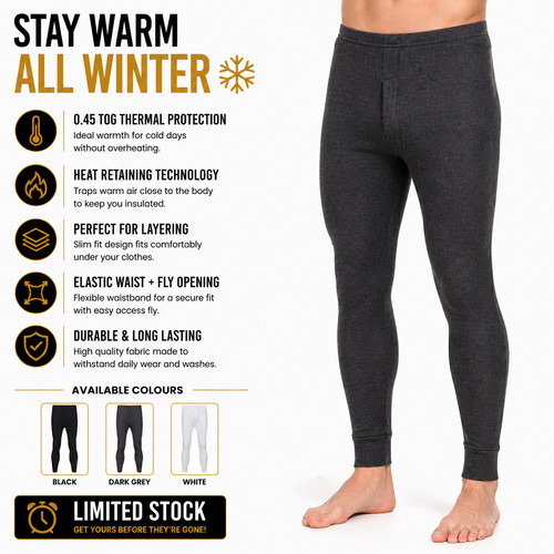 Mens thermal long johns - mens,