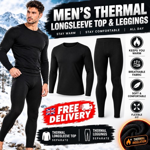 Men black thermal base - base, layer