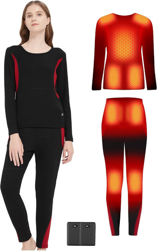 Heated thermal underwear set - thermal,